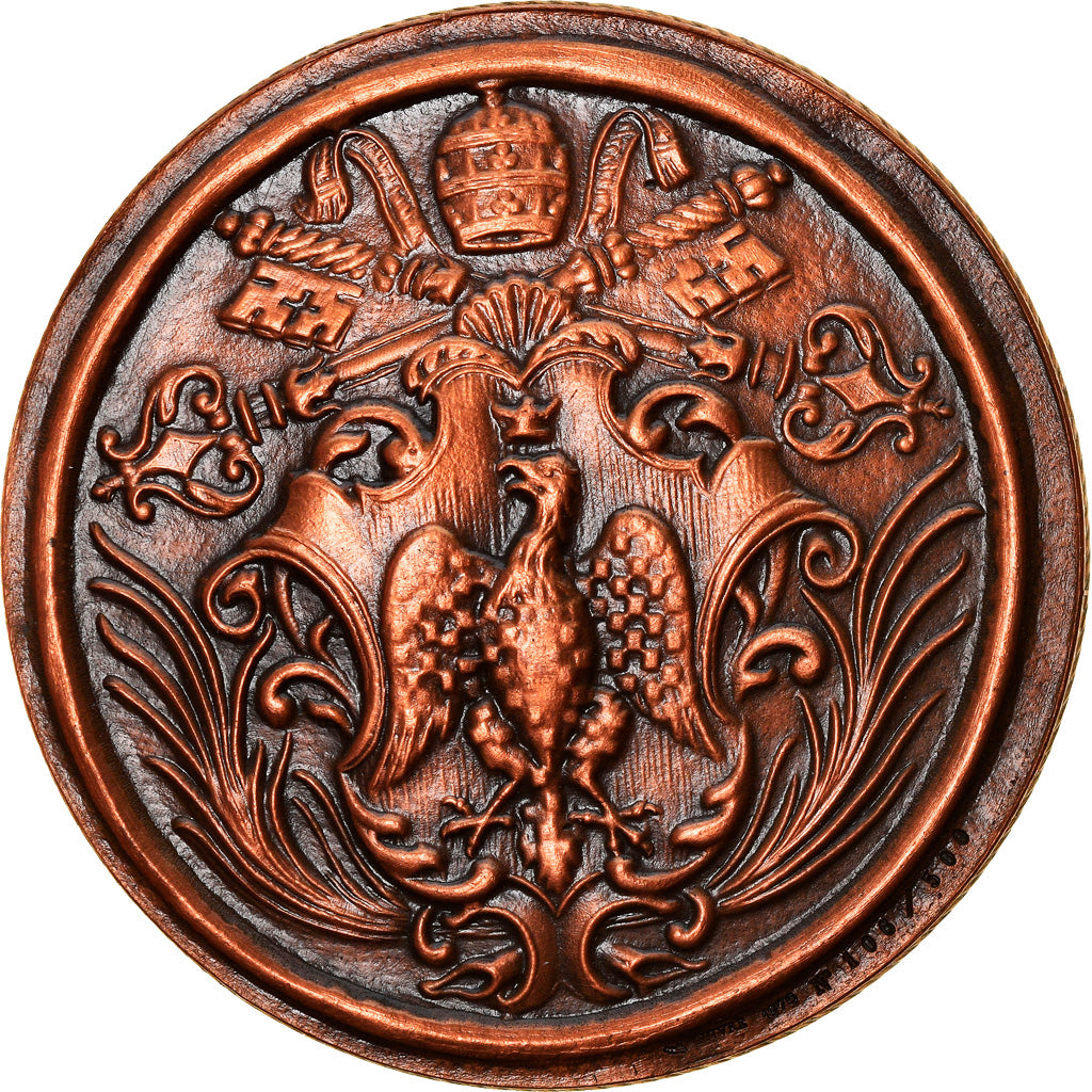 France, Medal, Doblone Doppio Di Italia, History, 1975, MS(63), Copper