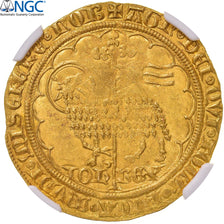 France, Jean II le Bon, Mouton d'or, 1355, Trésor de Pontivy, Or, NGC, MS62