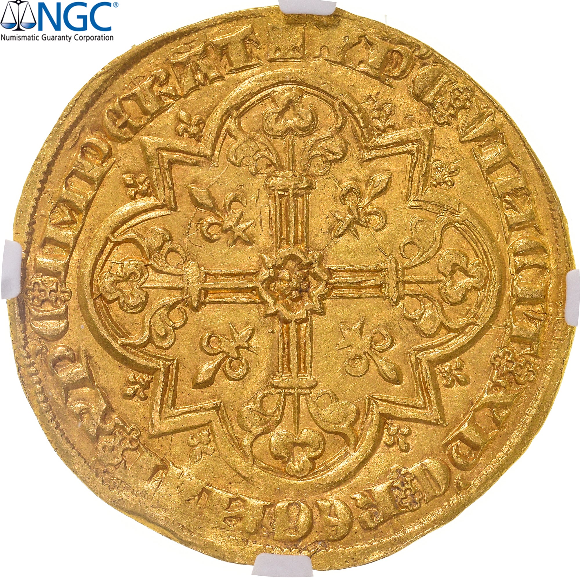 Francia, Jean II le Bon, Mouton d'or, 1355-1364, Pontivy's Hoard, Oro, NGC