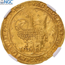 Francia, Jean II le Bon, Mouton d'or, 1355-1364, Pontivy's Hoard, Oro, NGC