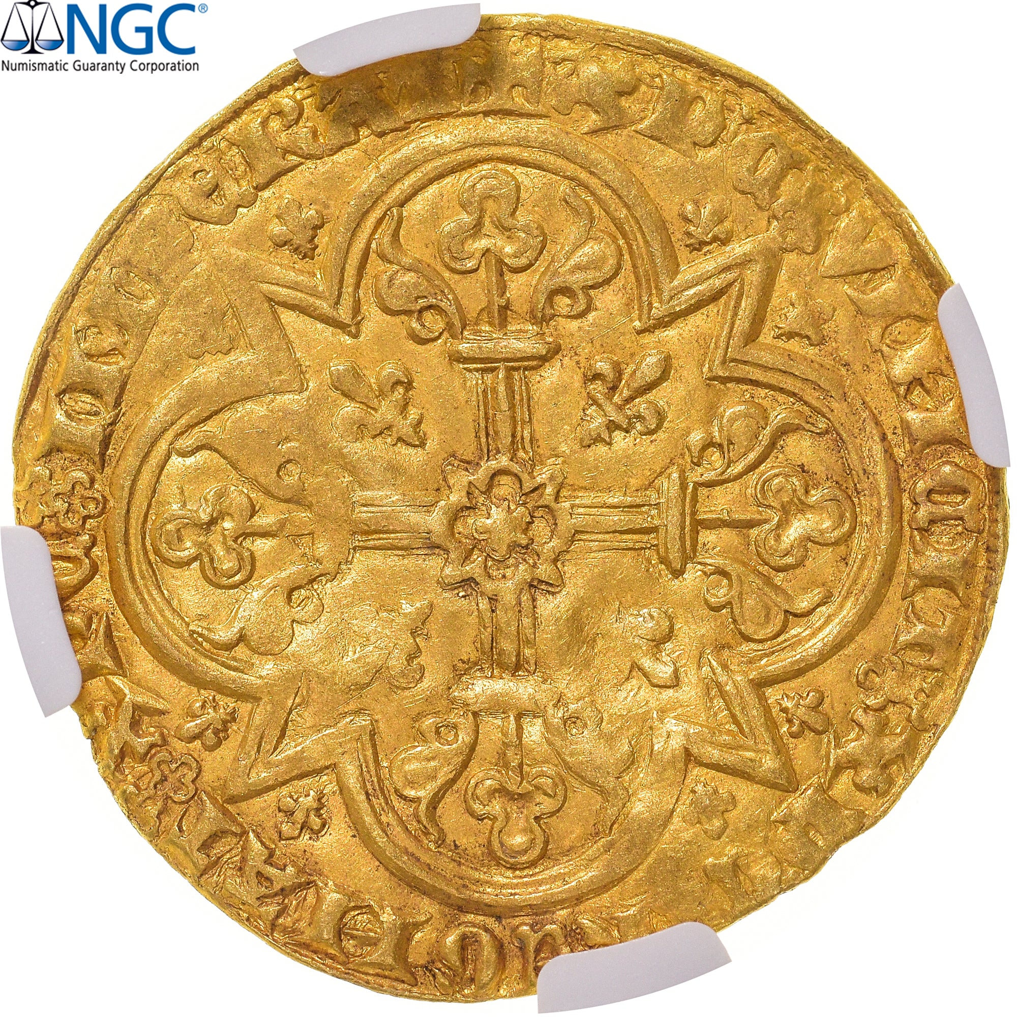 Francia, Jean II le Bon, Mouton d'or, 1355-1364, Pontivy's Hoard, Oro, NGC