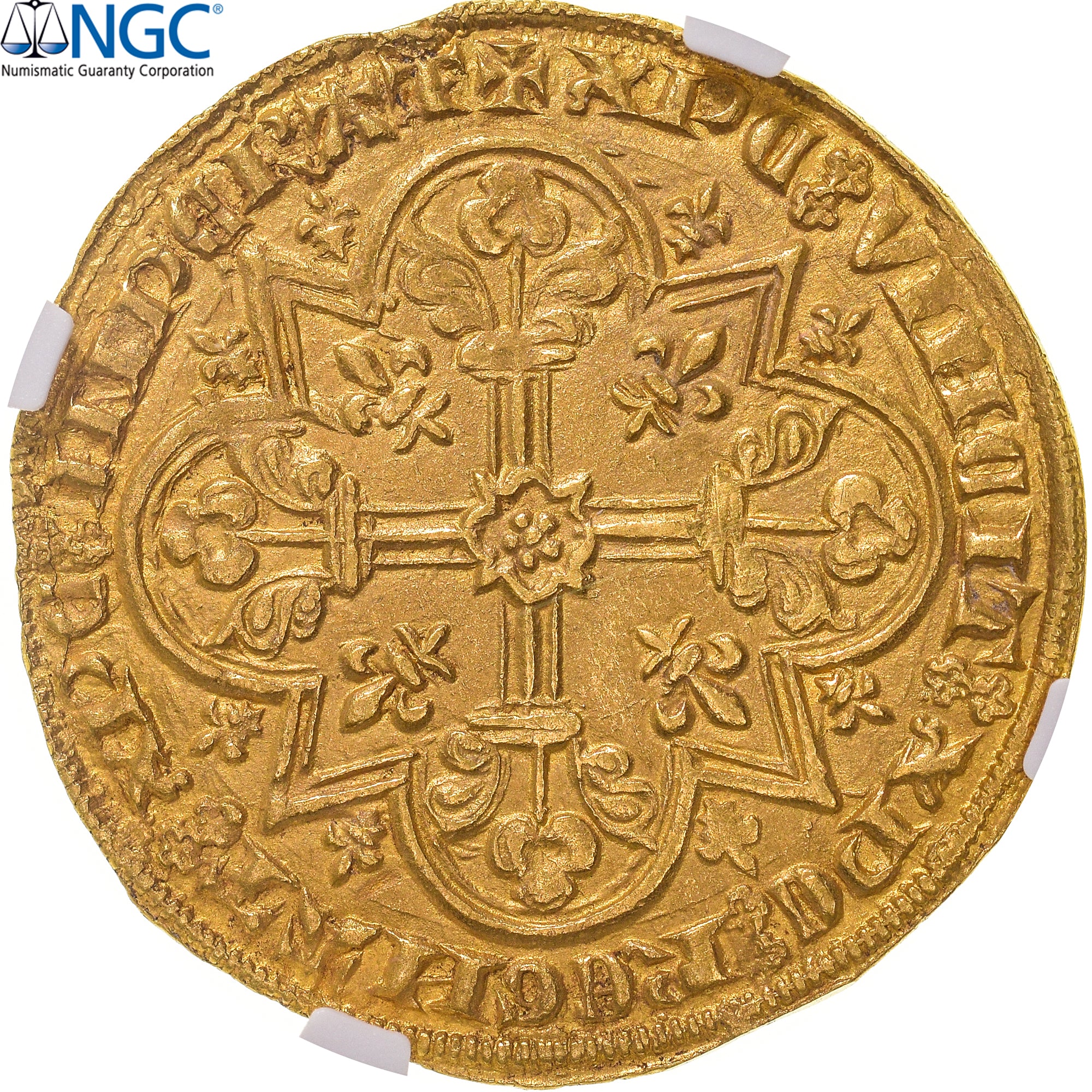 Francia, Jean II le Bon, Mouton d'or, 1355, Pontivy's Hoard, Oro, NGC, MS61