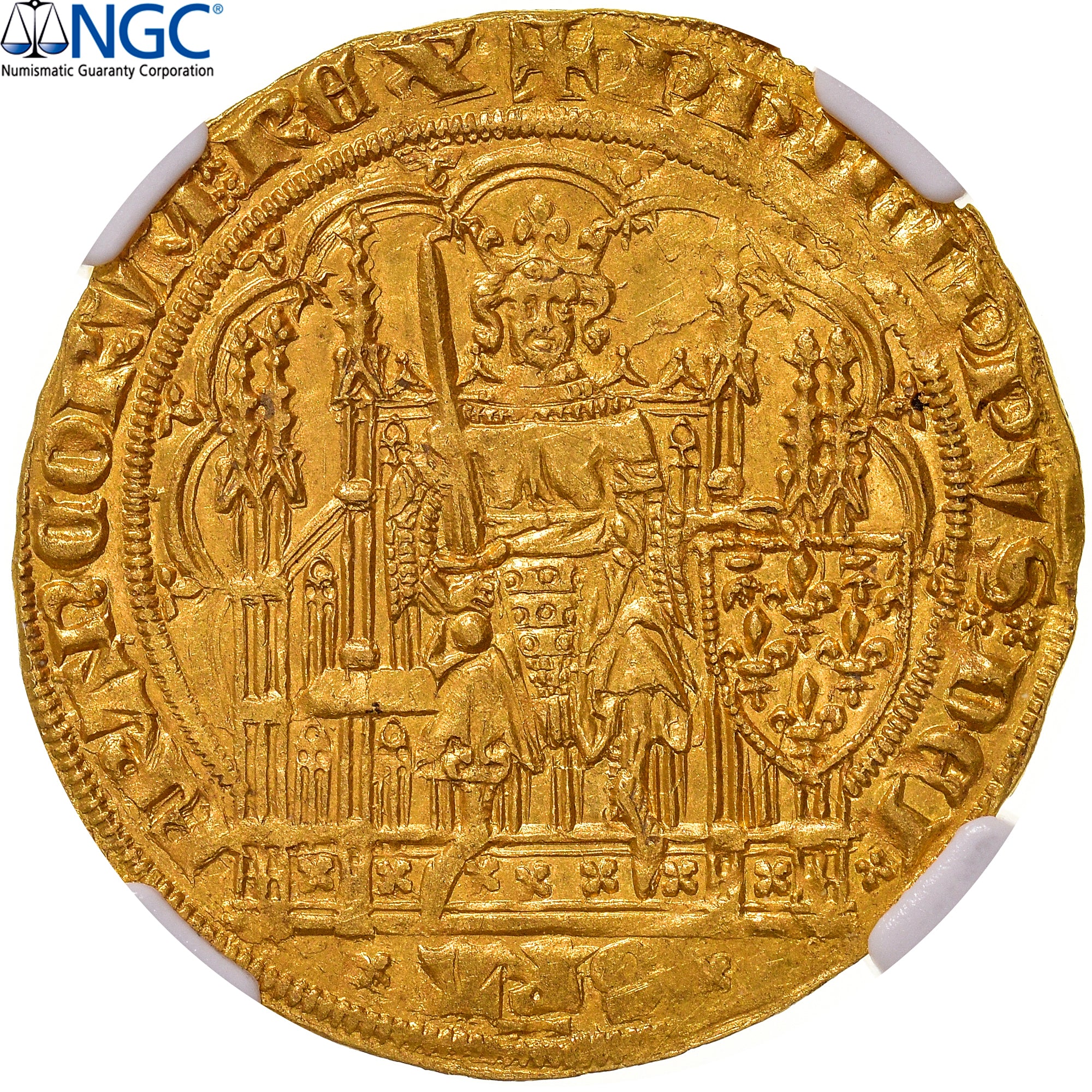Frankreich, Philippe VI, Ecu d'or à la chaise, 1337, Pontivy's Hoard, Gold