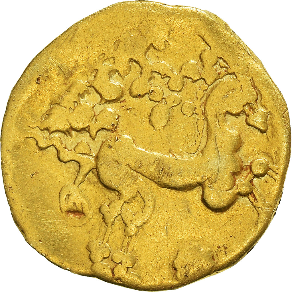 Ambiani, 1/4 Stater, 2nd century BC, Dourado, VF(30-35), Delestrée:61