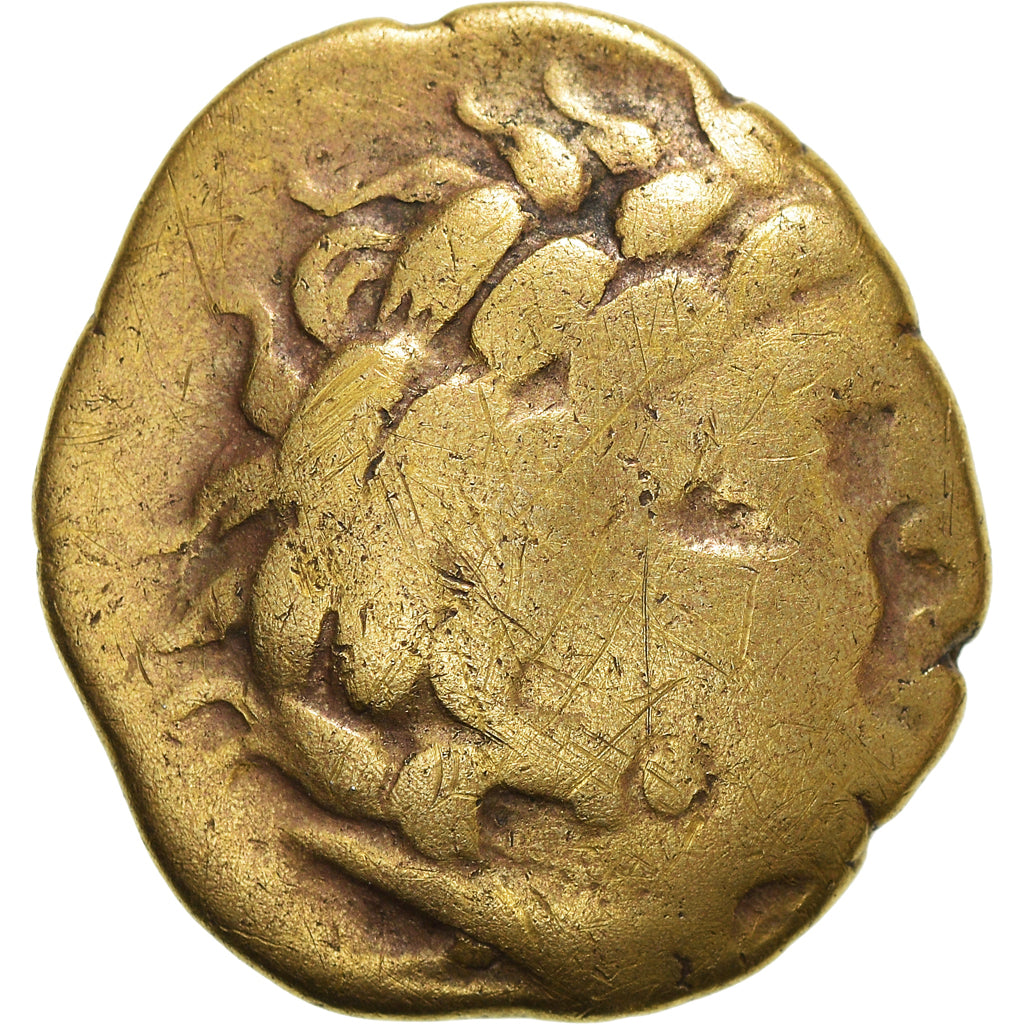 Aulerci Cenomani, Stater, 2nd-1st century BC, Dourado, VF(30-35)