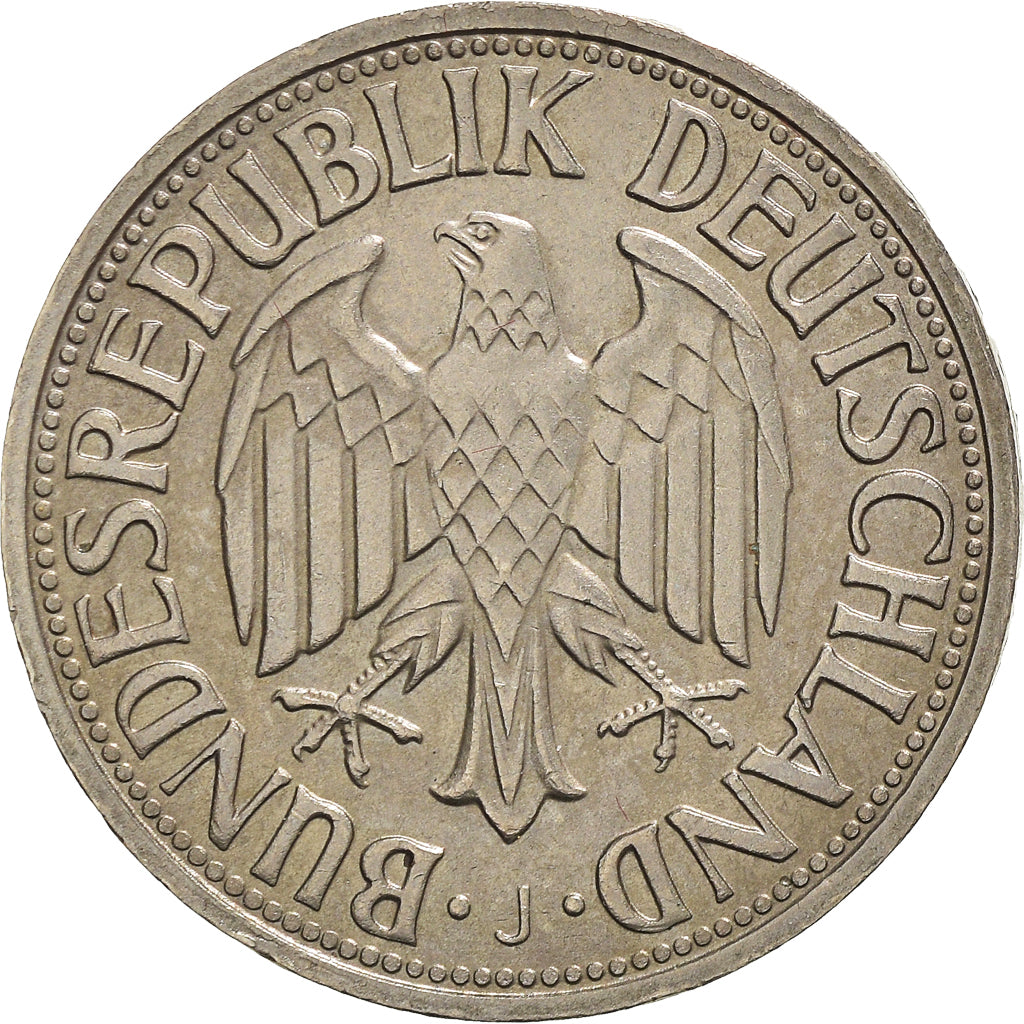Munten, Federale Duitse Republiek, Mark, 1968, Hamburg, ZF+, Cupro-nikkel