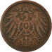 Moneda, ALEMANIA - IMPERIO, Wilhelm II, 2 Pfennig, 1904, Muldenhütten, MBC
