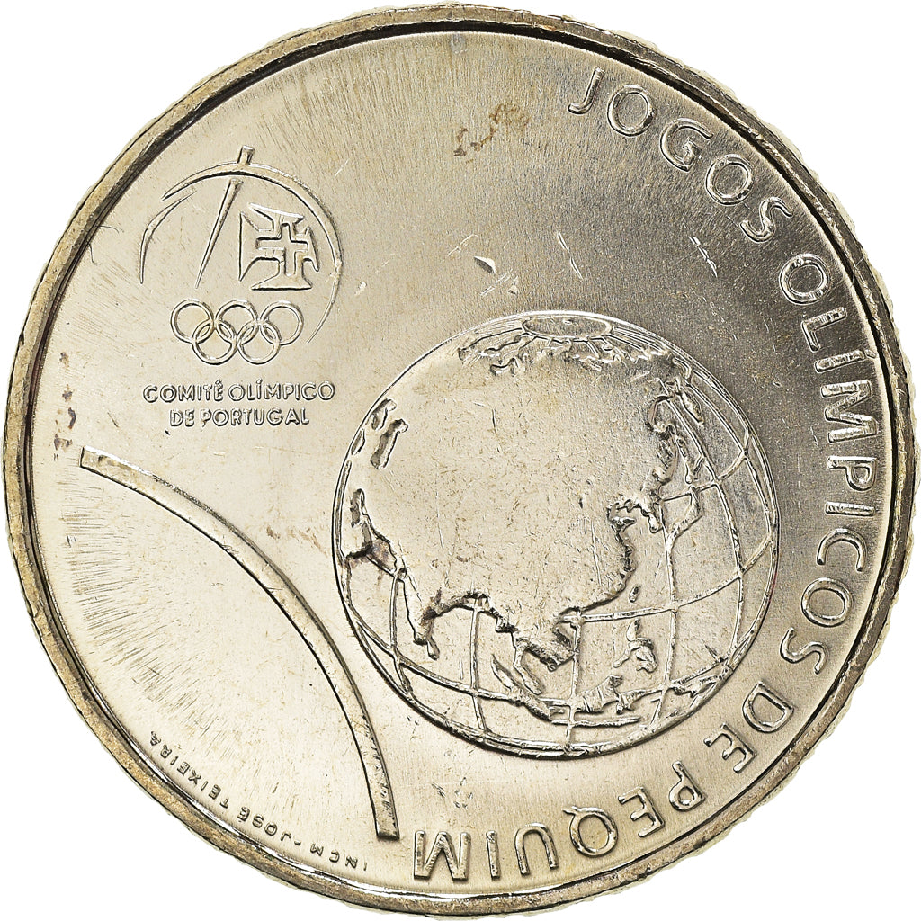 Portugal, Olympics, 2-1/2 Euro, 2008, MS(63), Copper-nickel, KM:790