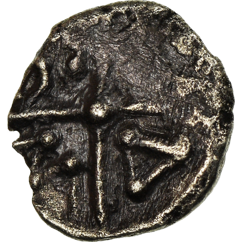 Coin, Sequani, Obol, VF(20-25), Silver, Latour:2172