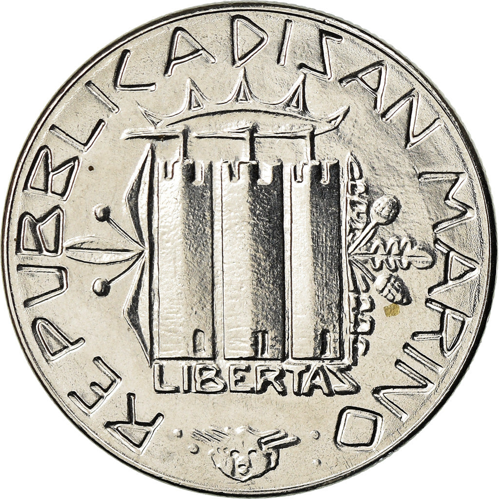 Moneta, San Marino, 100 Lire, 1985, Rome, SPL-, Acciaio, KM:179