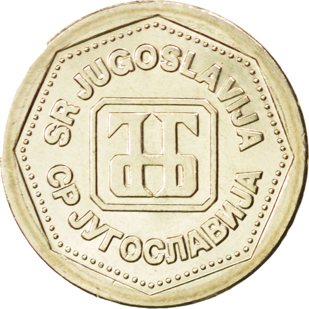 Münze, Jugoslawien, Dinar, 1993, UNZ, Copper-Nickel-Zinc, KM:154
