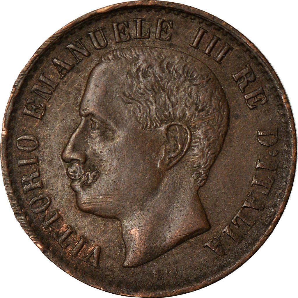 Coin, Italy, Vittorio Emanuele III, Centesimo, 1904, Rome, AU(55-58), Bronze