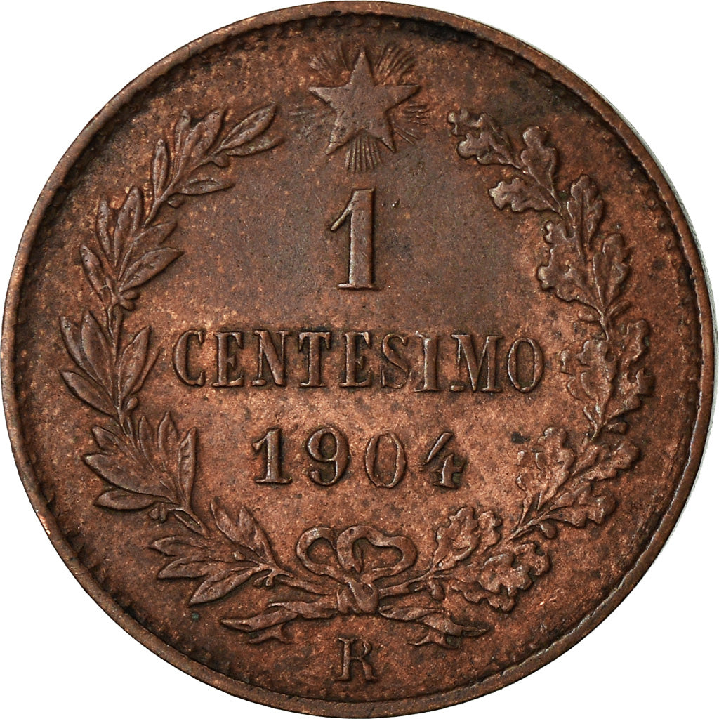 Munten, Italië, Vittorio Emanuele III, Centesimo, 1904, Rome, PR, Bronze, KM:35