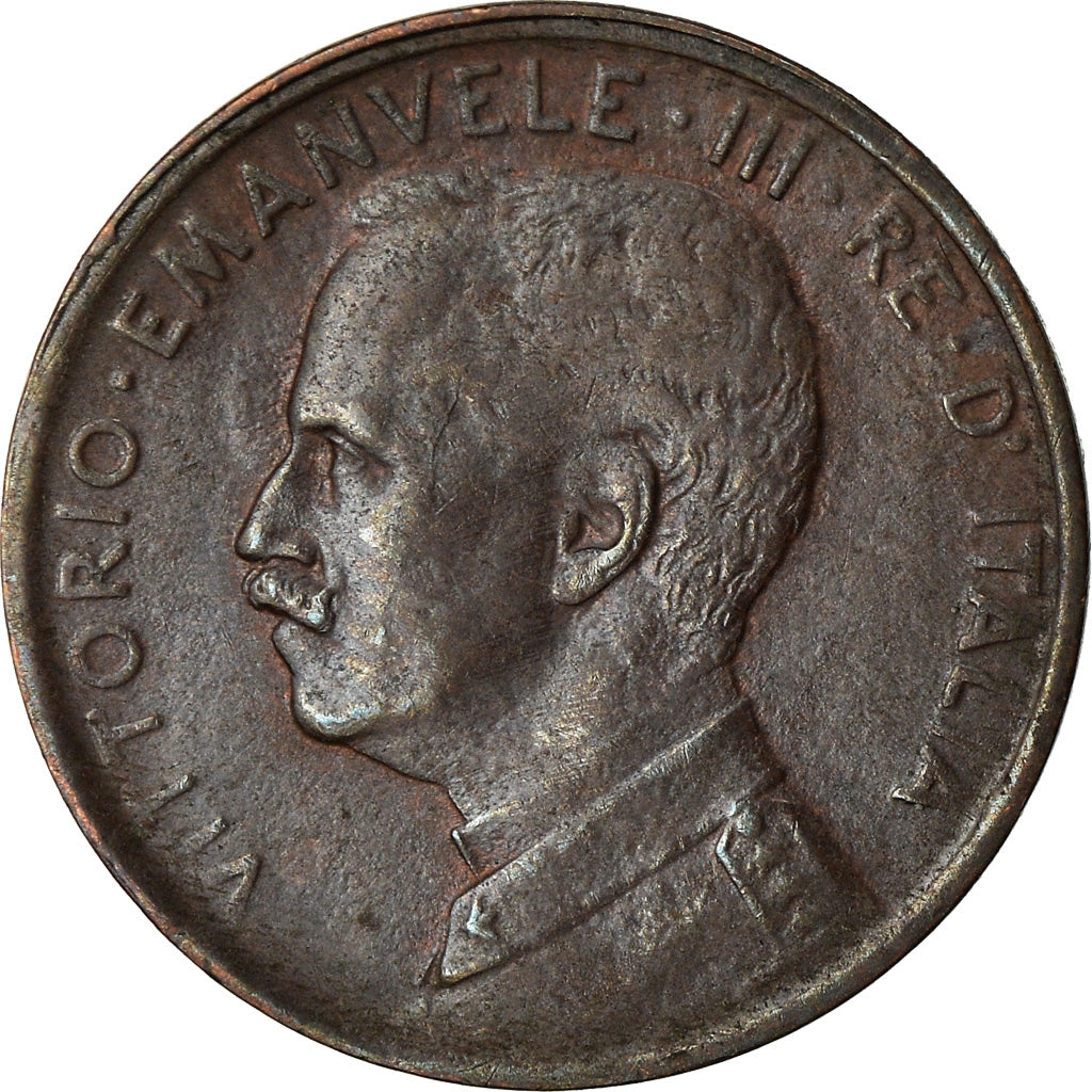 Monnaie, Italie, Vittorio Emanuele III, Centesimo, 1914, Rome, TTB+, Bronze
