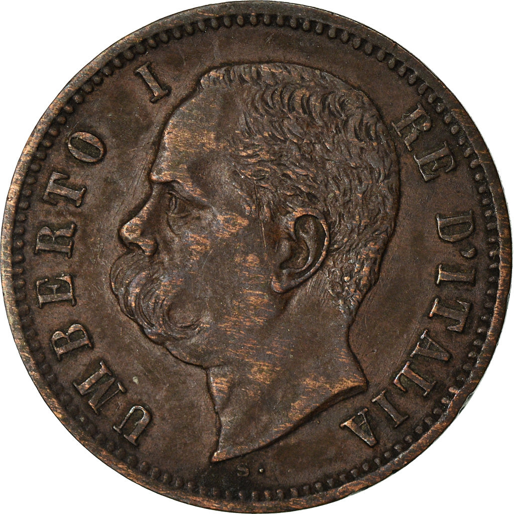 Munten, Italië, Umberto I, 2 Centesimi, 1897, Rome, ZF+, Koper, KM:30