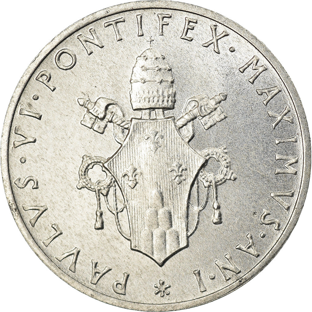 Monnaie, Cité du Vatican, Paul VI, Lira, 1963, SPL, Aluminium, KM:76.1