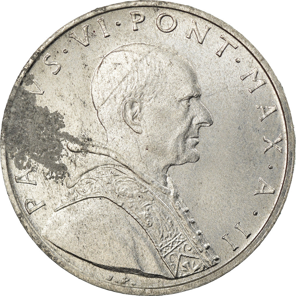 Munten, Vaticaanstad, Paul VI, 5 Lire, 1964, PR, Aluminium, KM:78.1