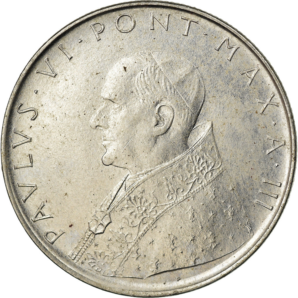 Monnaie, Cité du Vatican, Paul VI, 100 Lire, 1965, SPL, Stainless Steel