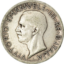 Coin, Italy, Vittorio Emanuele III, 5 Lire, 1927, Rome, EF(40-45), Silver