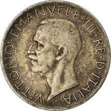 Coin, Italy, Vittorio Emanuele III, 5 Lire, 1929, Rome, EF(40-45), Silver