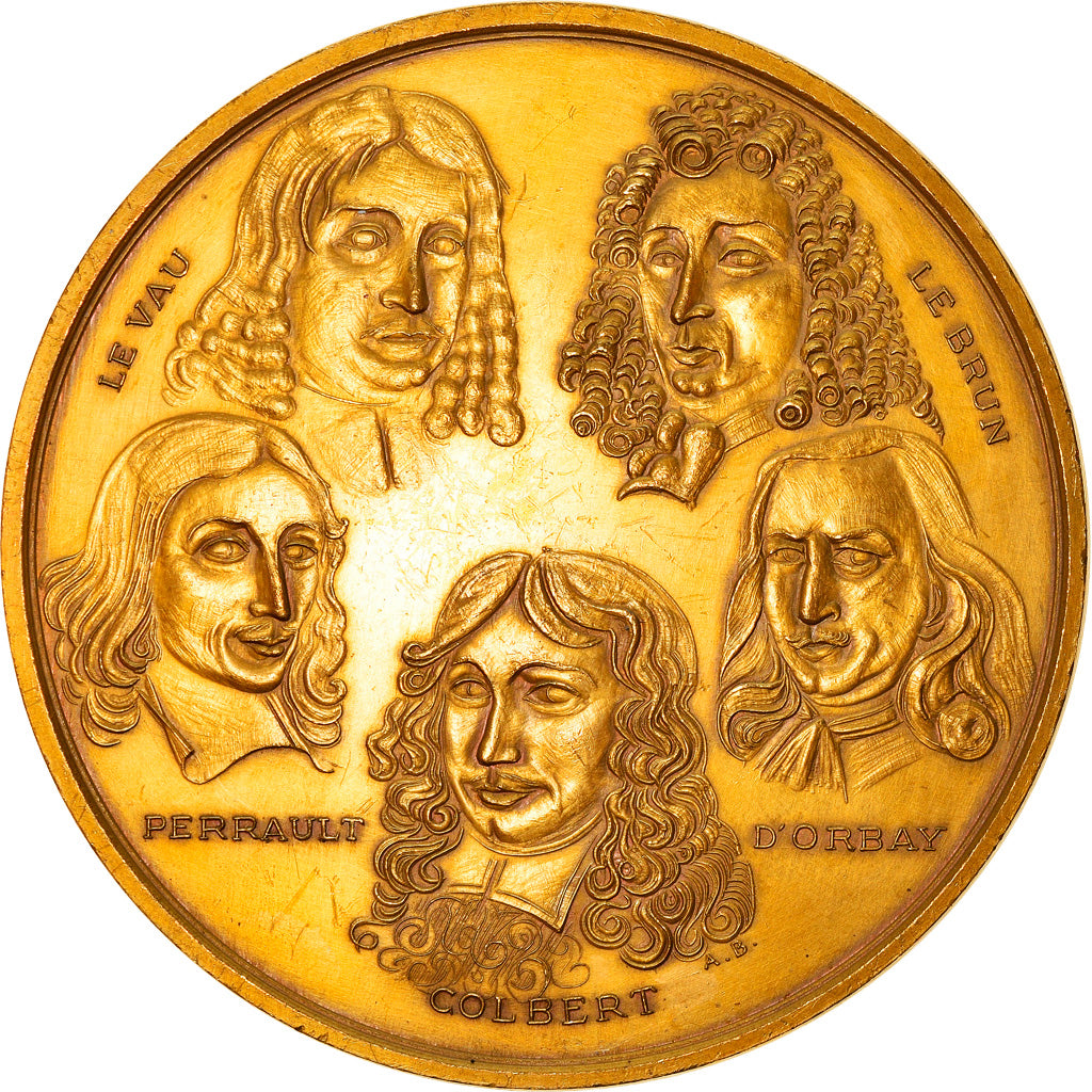 France, Médaille, Construction de la Colonnade du Louvre, History, 1974, SUP+