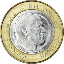 Münze, Vatikanstadt, John Paul II, 1000 Lire, 1997, Roma, VZ+, Bi-Metallic