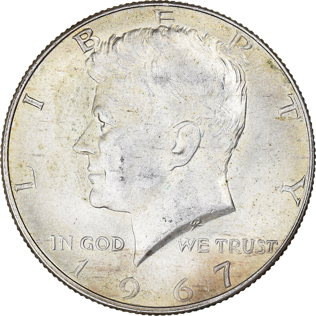 Monnaie, États-Unis, Kennedy Half Dollar, Half Dollar, 1967, Philadelphie, TTB