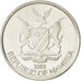 Moneta, Namibia, 10 Cents, 1993, MS(63), Nickel platerowany stalą, KM:2