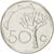 Moneta, Namibia, 50 Cents, 1993, SPL, Acciaio placcato nichel, KM:3
