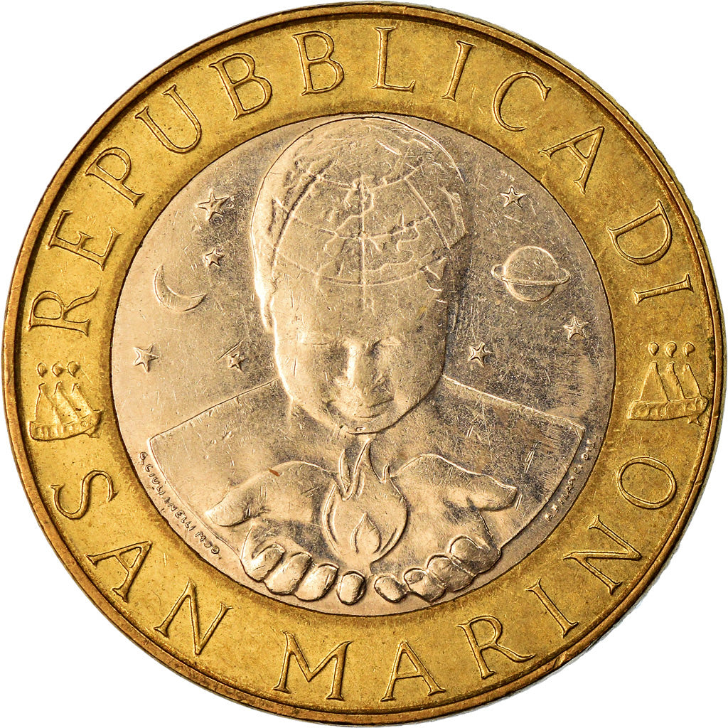 Münze, San Marino, 1000 Lire, 1998, Rome, VZ+, Bi-Metallic, KM:384