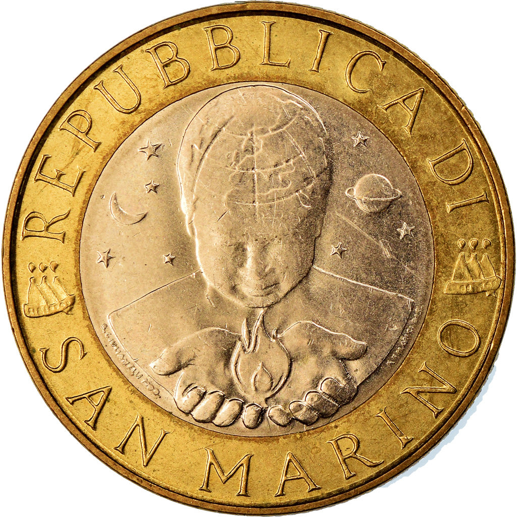 Monnaie, San Marino, 1000 Lire, 1999, Rome, SUP+, Bi-Metallic, KM:395