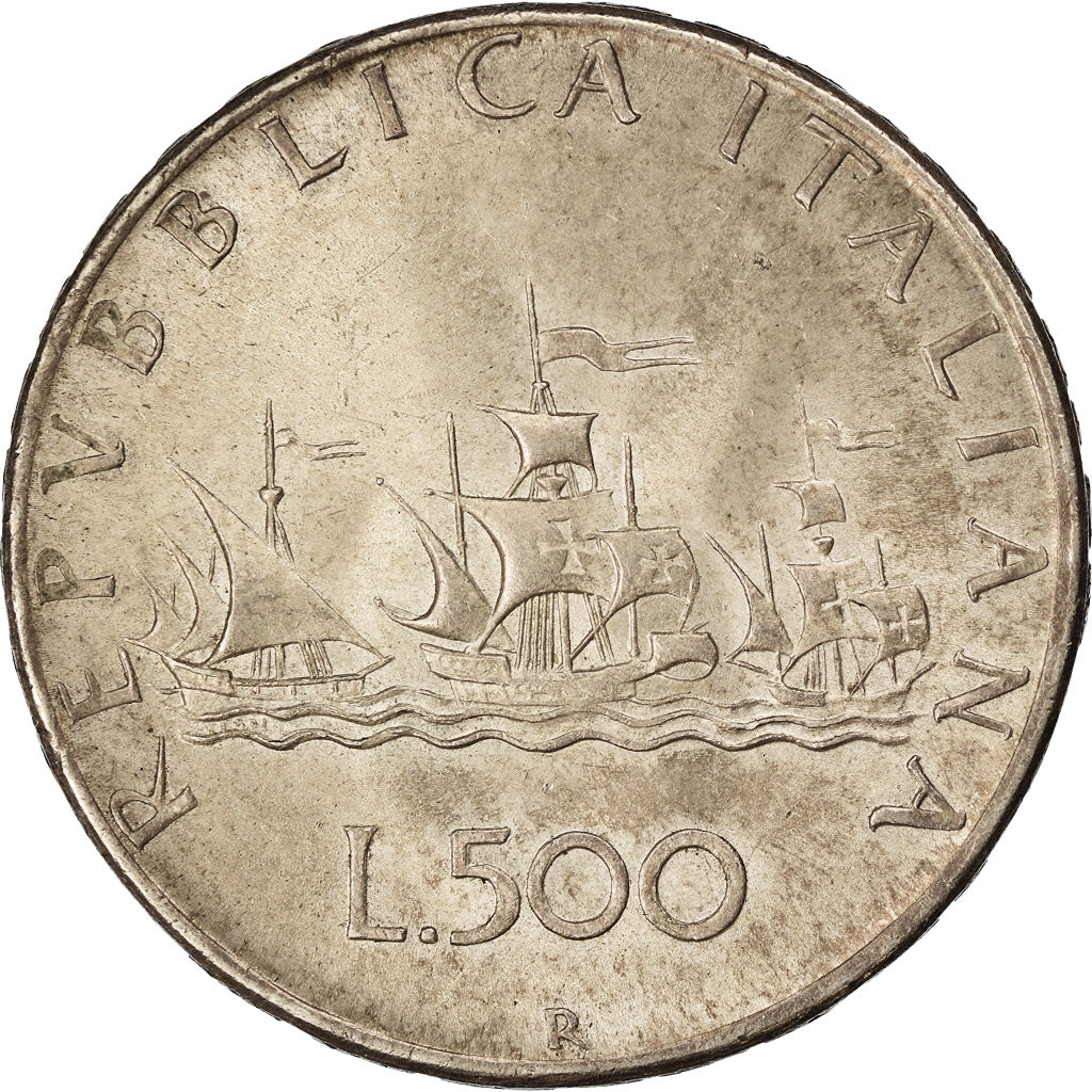 Moneda, Italia, 500 Lire, 1966, Rome, EBC+, Plata, KM:98