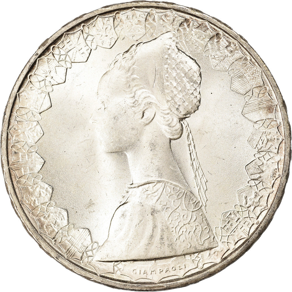 Münze, Italien, 500 Lire, 1966, Rome, UNZ, Silber, KM:98