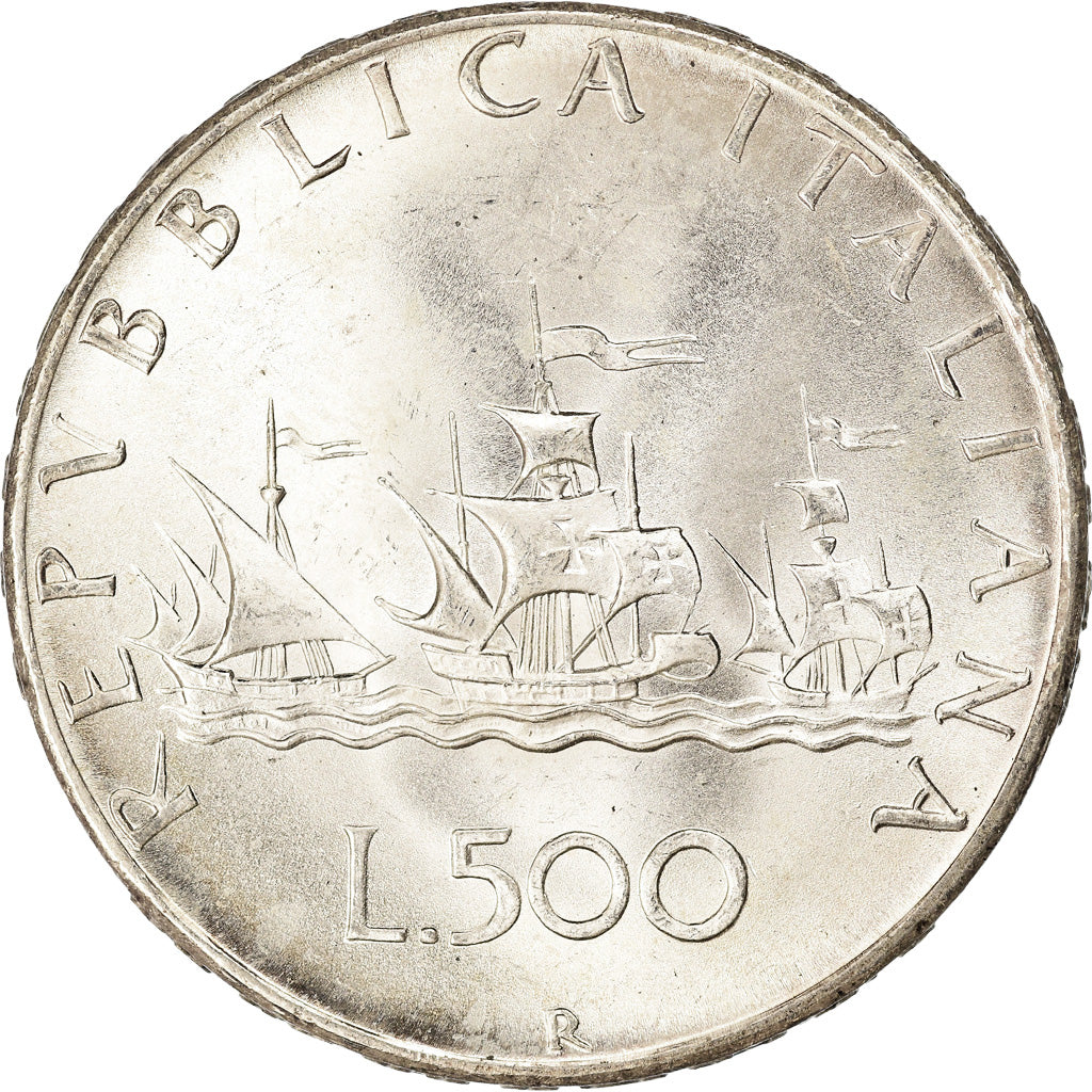 Münze, Italien, 500 Lire, 1966, Rome, UNZ, Silber, KM:98