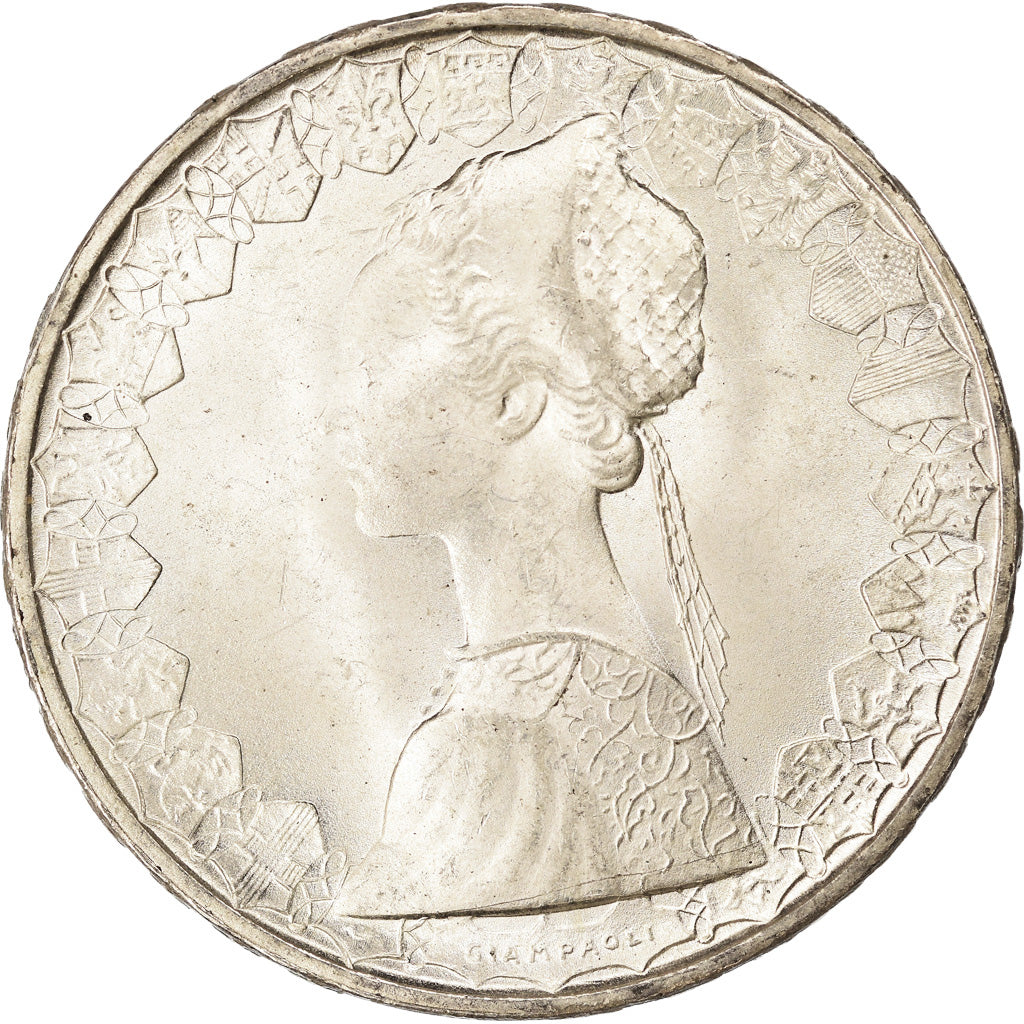 Münze, Italien, 500 Lire, 1966, Rome, UNZ, Silber, KM:98