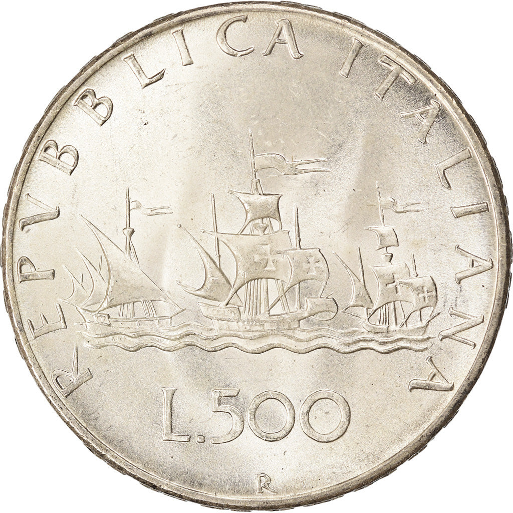 Münze, Italien, 500 Lire, 1966, Rome, UNZ, Silber, KM:98