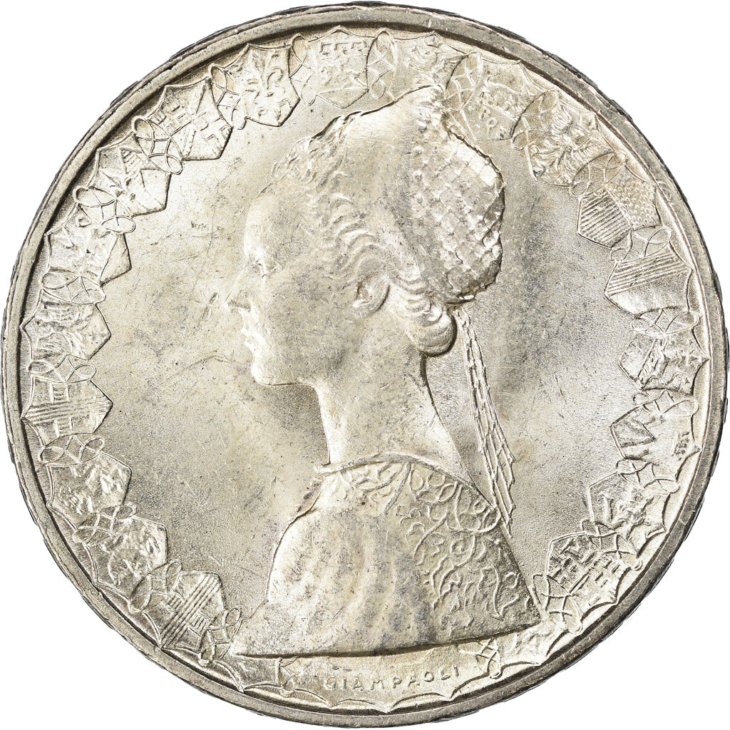 Moneda, Italia, 500 Lire, 1966, Rome, SC, Plata, KM:98
