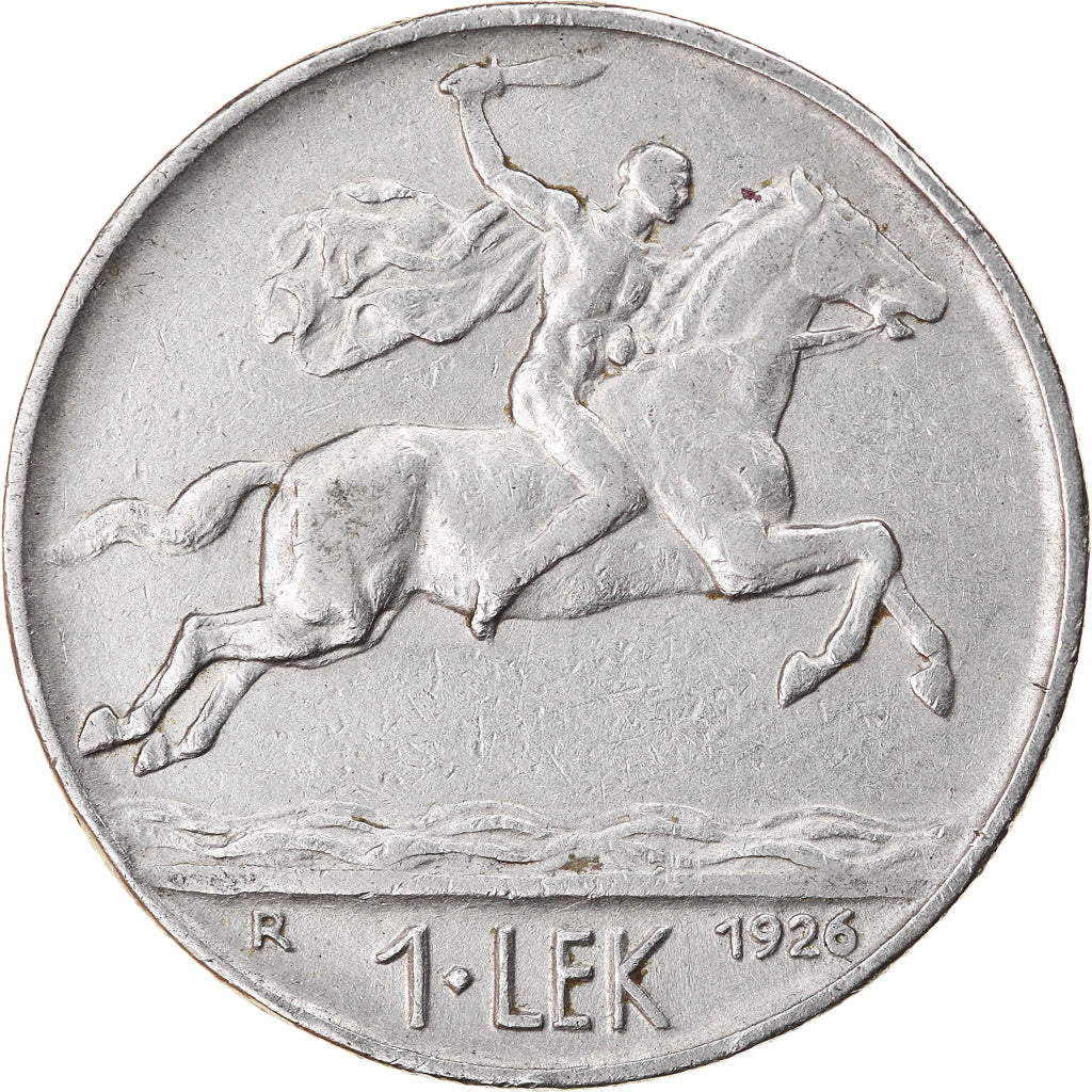Moneda, Albania, Lek, 1926, Rome, MBC, Níquel, KM:5