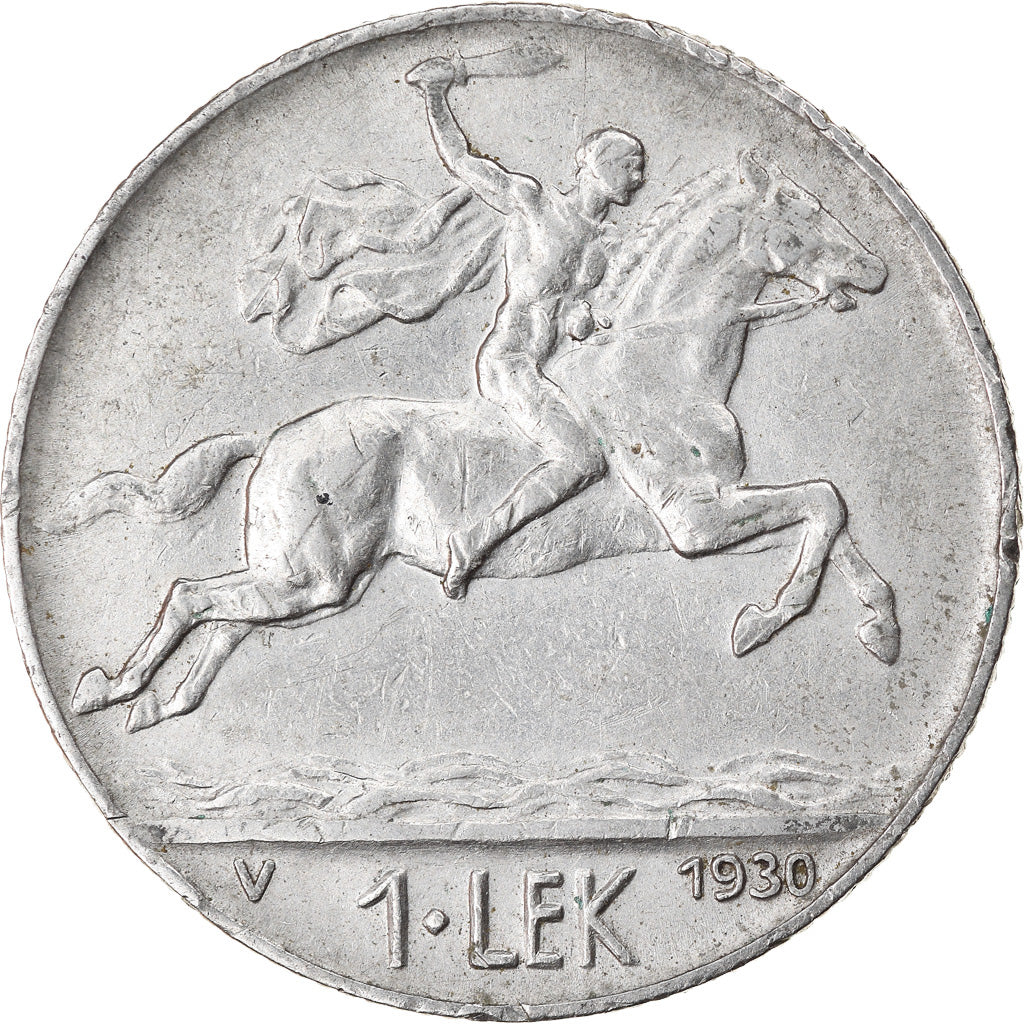 Monnaie, Albania, Lek, 1930, Rome, TTB, Nickel, KM:5