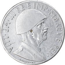 Monnaie, Albania, Vittorio Emanuele III, Lek, 1939, Rome, TTB+, Stainless Steel