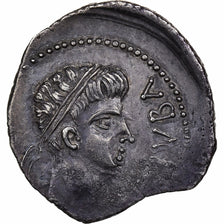 Mauritania, Juba II, Denarius, 25 BC - 23 AD, Caesarea, Silver, AU(50-53)