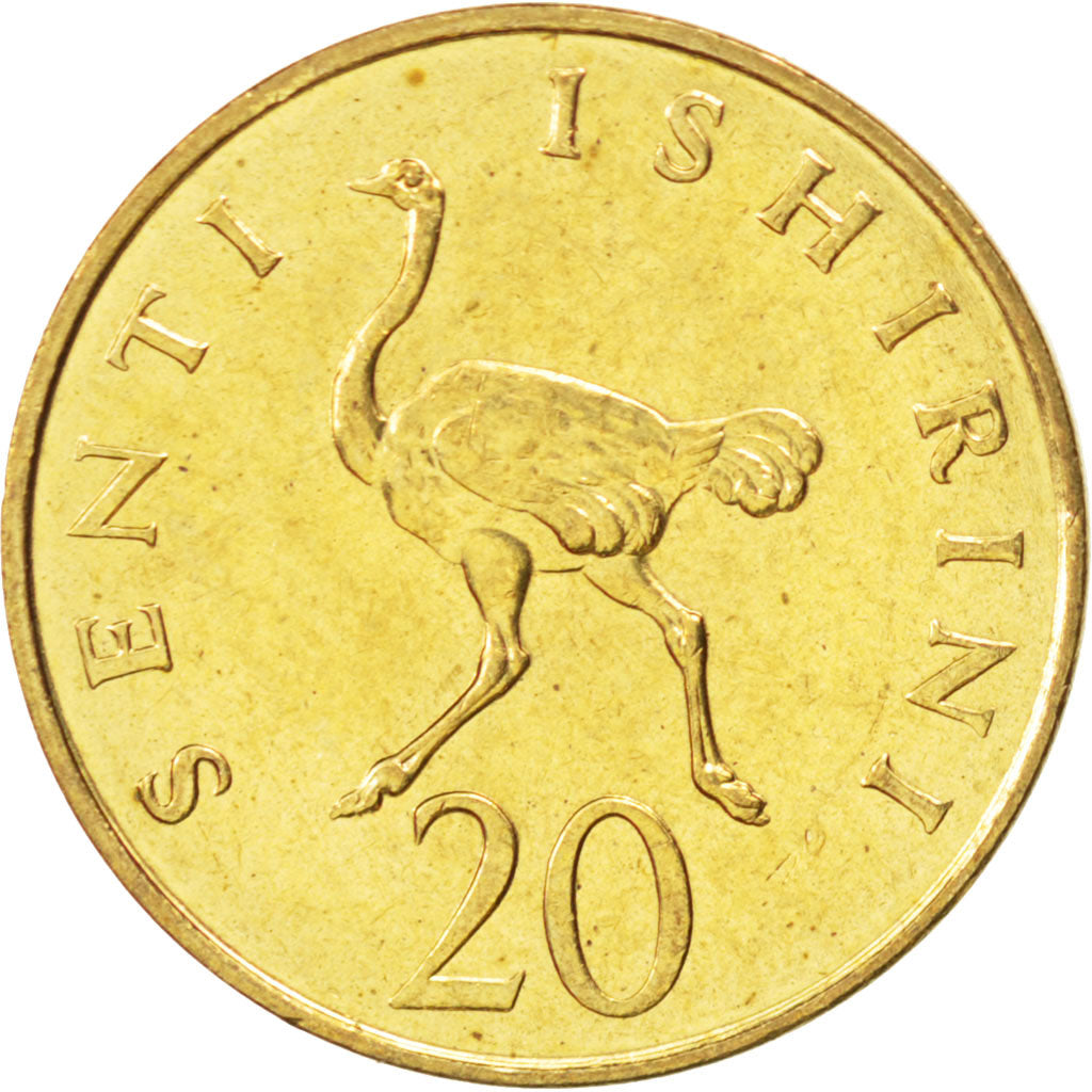 Coin, Tanzania, 20 Senti, 1981, MS(63), Nickel-brass, KM:2