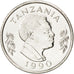 Münze, Tanzania, 50 Senti, 1990, UNZ, Nickel Clad Steel, KM:26