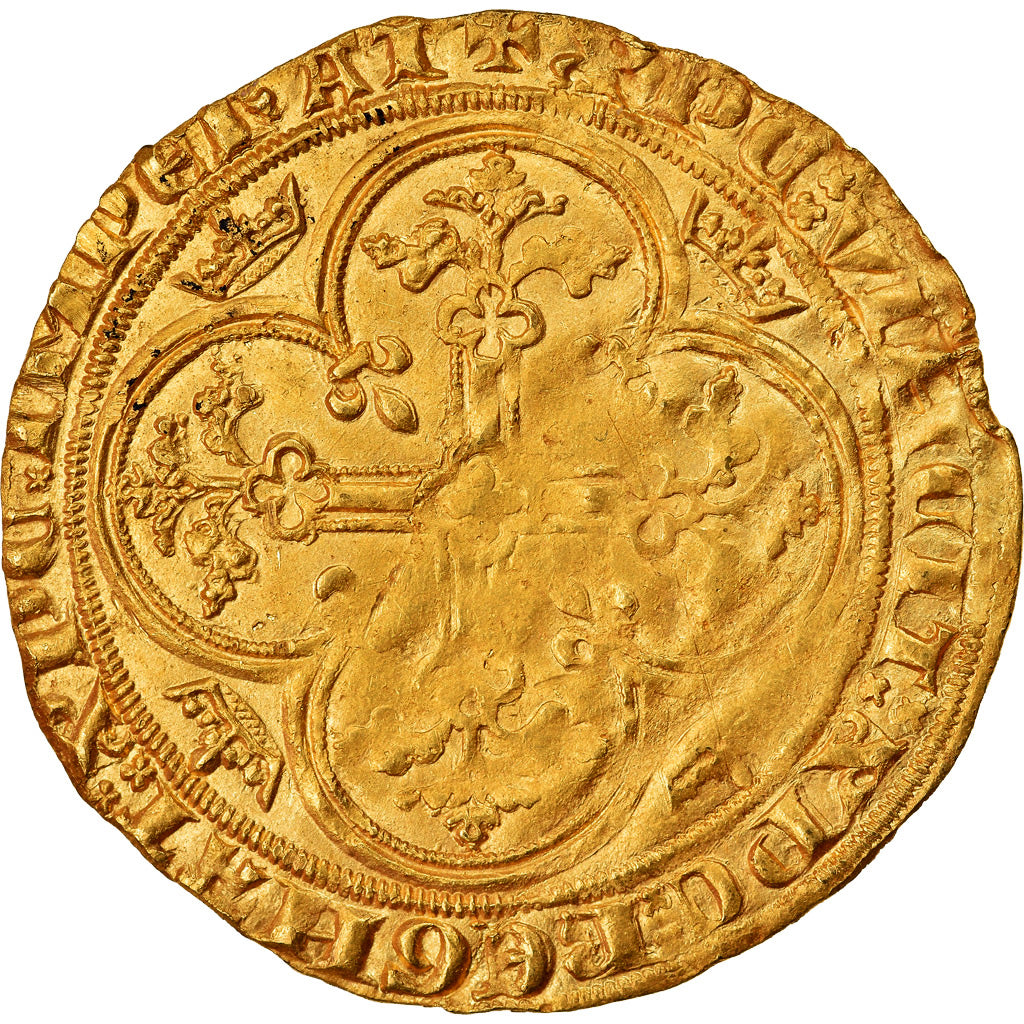 France, Philippe VI, Ange d'Or, 1342-1350, Or, TTB, Duplessy:255B