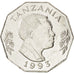 Moneta, Tanzania, 5 Shilingi, 1993, MS(63), Nikiel powlekany stalą, KM:23a.2