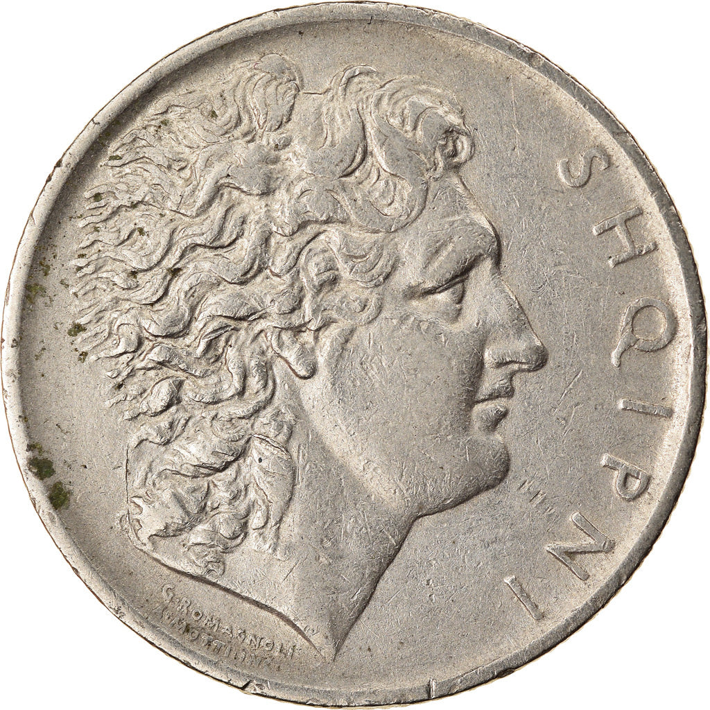 Münze, Albania, Lek, 1926, Rome, SS, Nickel, KM:5