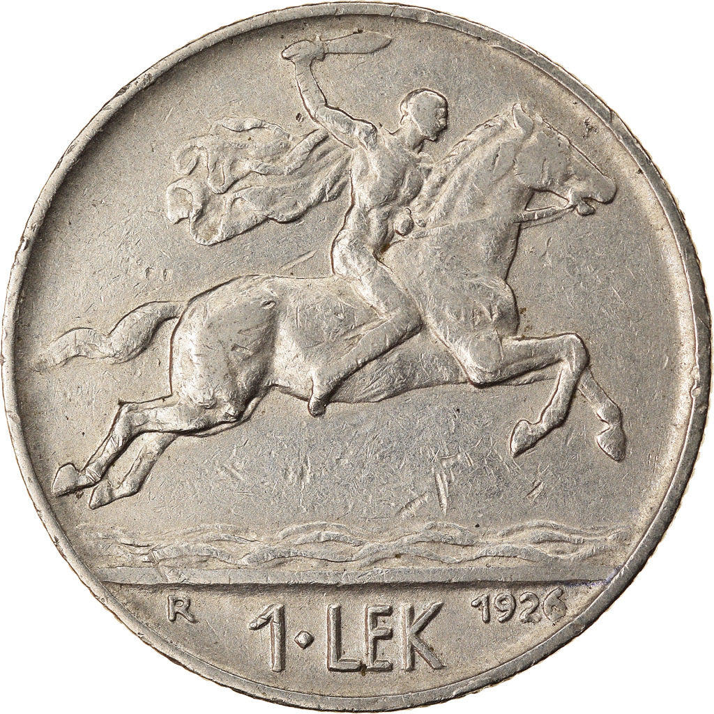 Münze, Albania, Lek, 1926, Rome, SS, Nickel, KM:5