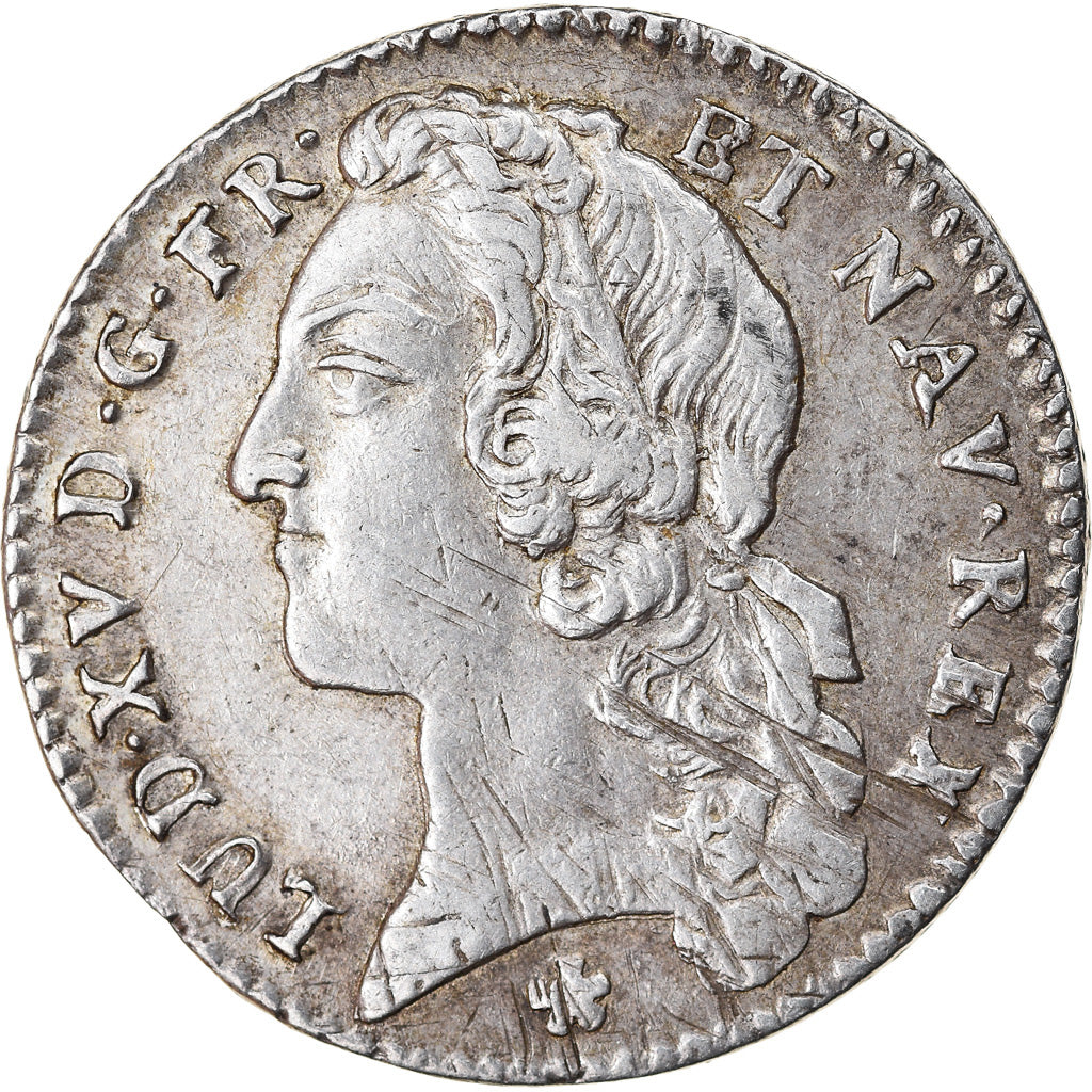 Moneta, Francia, Louis XV, 1/5 Écu au bandeau, 24 Sols, 1/5 ECU, 1741, Metz