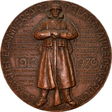 Frankreich, Medaille, 60ème Anniversaire de la Bataille de Verdun, WAR, 1976