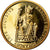 Coin, Belgium, Charlemagne, 50 Ecu, 1989, MS(63), Gold, KM:174